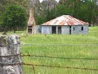 Abandoned farm home, near Binda, NSW, Australia