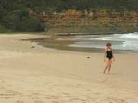 The cove at Pebbly Beach cottages, Muramarang National Park, NSW, Australia