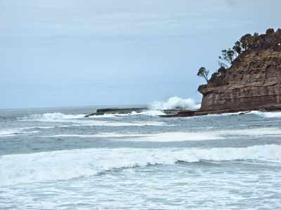 Pebbly Beach south side, Muramarang National Park, NSW, Australia