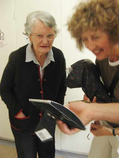 Robin Nelson & PO Bishop's wife Hilare, Australia