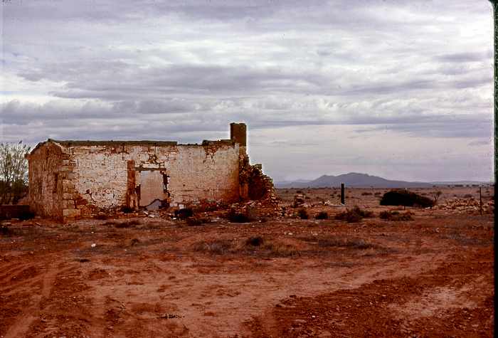 Abandoned homestead south of Parachilna, South Australia.