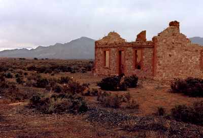 Abandoned homestead south of Parachilna, South Australia.